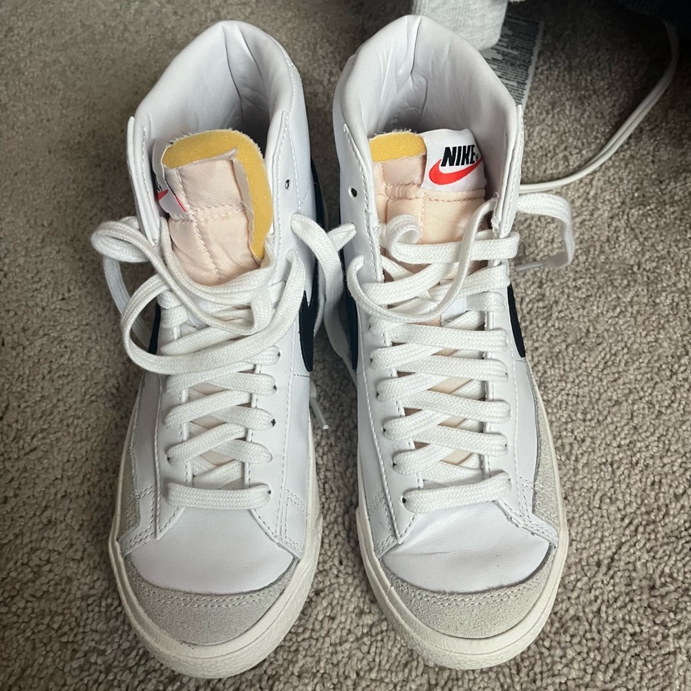 Nike White High-Top Sneakers